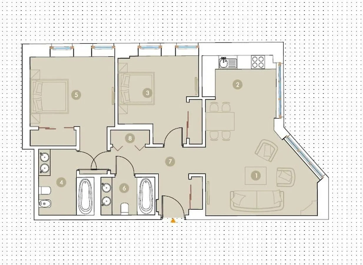 Golden Market Square - 3Rooms, 90M2 Of Comfort & Quiet - As Home Apartamenty R502 Wroclaw Apartment